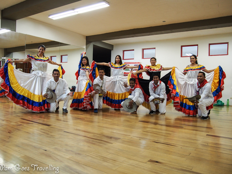 Transformed into Cumbia dancers